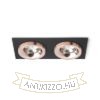 SHARM SQ II süllyesztett lámpa fekete réz/réz 230V LED 2x10W 24°  3000K