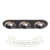 SHARM R III süllyesztett lámpa fekete/fekete réz 230V LED 3x10W 24°  3000K