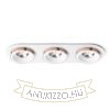 SHARM R III süllyesztett lámpa fehér réz 230V LED 3x10W 24°  3000K