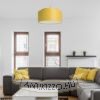 DOUBLE 55/30 lámpabúra  Chintz sárgabarack/fehér PVC  max. 23W