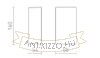 DIXIE 10x16 fali lámpa ezüstszürke  230V LED 2x5W 92° IP54  3000K