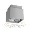 EX 111 mennyezeti lámpa szögletes ezüstszürke  230V/12V G53 50W