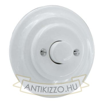 Porcelán dimmer kapcsoló, falba süllyesztett