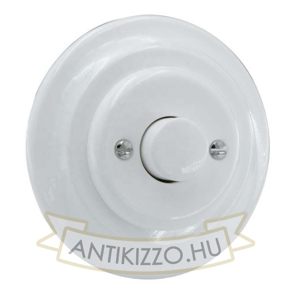 Porcelán dimmer kapcsoló, falba süllyesztett