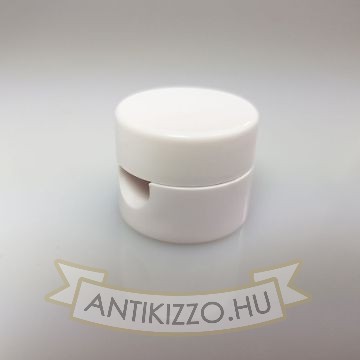 Műanyag kábelrögzítő textil vezetékekhez, felüggeszthető lámpákhoz, fehér szín