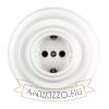 Porcelán konnektor, falba süllyesztett	