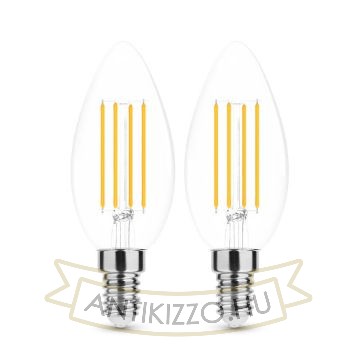 2 DB.LED Filament Canlde C35 7W E14 360° 2700K (806 lumen)