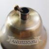 Fém mennyezeti tárcsa harang alakú - antik bronz