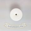 Fehér porcelán kábelvezető 2 vezetékhez