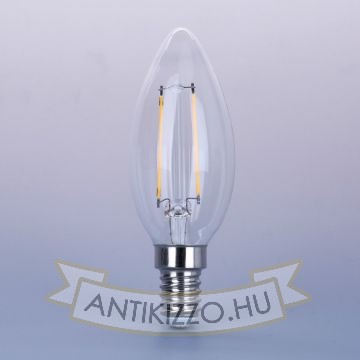 LED filament dekor izzó - C35 - 4 watt