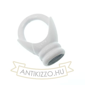 Lámpa tartógyűrű fehér - belső menetes 12mm