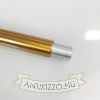 Antik sárgaréz cső két végén belső menettel - 30cm