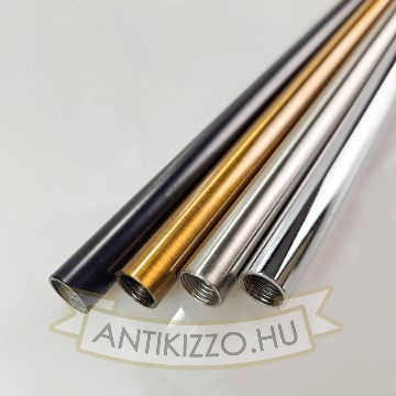 Dekor fémcső két végén M10×1 belső menettel – 300 mm