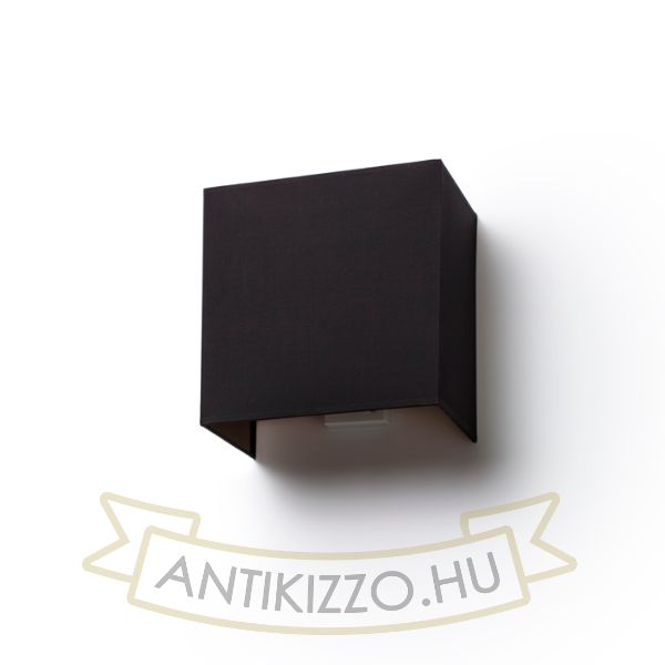 LOPE W 25/14 fali lámpa  Polycotton fekete/fehér PVC 230V LED E27 15W