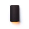 RON W 15/25 fali lámpa Polycotton fekete/fehér PVC 230V LED E27 15W