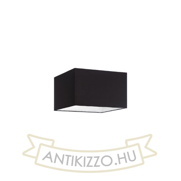 TEMPO 30/19 lámpabúra Polycotton fekete/fehér PVC max. 23W