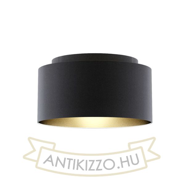 DOUBLE 55/30 lámpabúra Polycotton fekete/fehér PVC max. 23W
