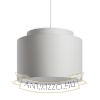 DOUBLE 40/30 lámpabúra Polycotton fekete/fehér PVC max. 23W