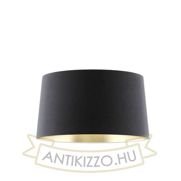 ASPRO 55/30 lámpabúra Polycotton fekete/fehér PVC max. 23W