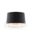 ASPRO 55/30 lámpabúra Polycotton fekete/fehér PVC max. 23W