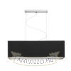 LOPE 80/23 lámpabúra  Polycotton fekete/fehér PVC  max. 23W