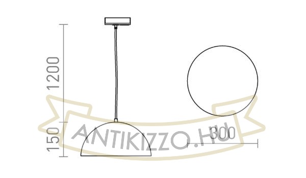 GLADYS 30 egy áramkörös sínre fekete/aranysárga 230V LED E27 15W