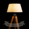 ALVIS/AMBITUS 46 állólámpa fehér bambusz/fekete 230V LED E27 15W