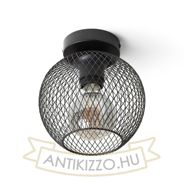 COSIR 18 mennyezeti lámpa fekete 230V LED E27 11W