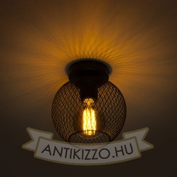 COSIR 18 mennyezeti lámpa fekete 230V LED E27 11W