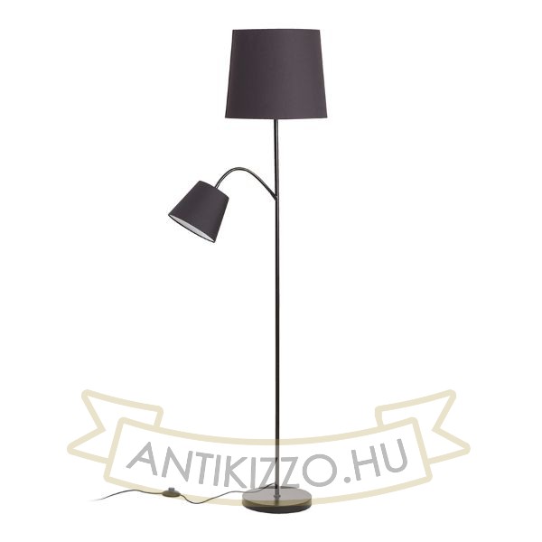 PAMPA állólámpa talapzat fekete 230V LED E27 11+7W