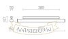 RIVIER LED 89 fali lámpa  króm/tiszta akril 230V LED 18W  3000K