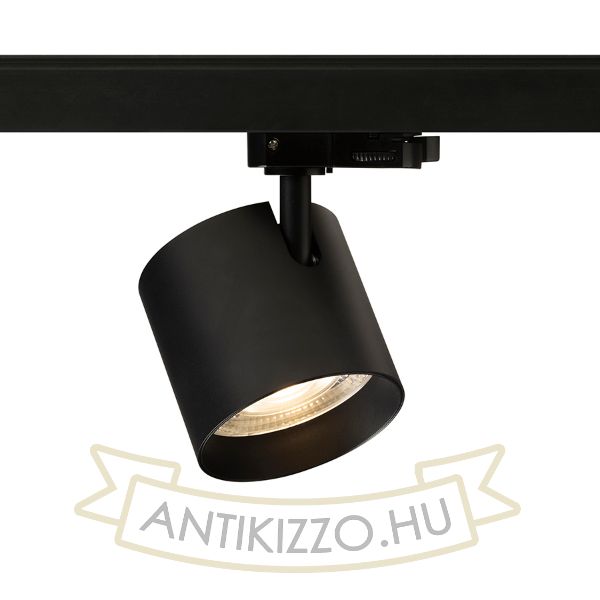 IRIS 9 három áramkörös sínre fekete  230V LED 12W 24°  3000K