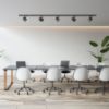 IRIS 9 három áramkörös sínre fekete  230V LED 12W 24°  3000K