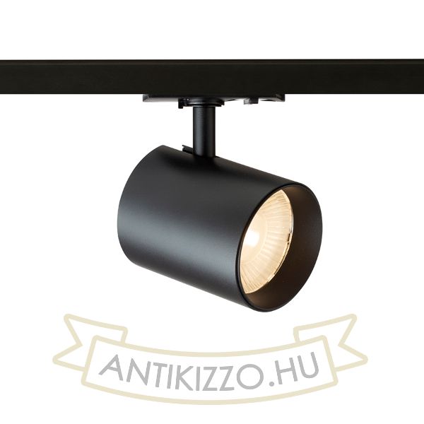 IRIS 7 egy áramkörös sínre fekete  230V LED 10W 24°  3000K