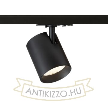 IRIS 7 egy áramkörös sínre fekete  230V LED 10W 24°  3000K