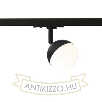 LYRA egy áramkörös sínre fekete tej akril 230V LED 5W  3000K