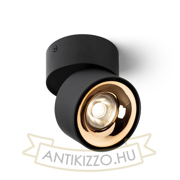 ALBANO felületre szerelhető fekete/aranysárga  230V LED 5W  3000K