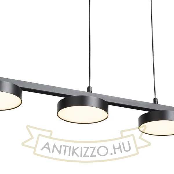 ARETHA IV függőlámpa fekete  230V LED 4x12W  3000K