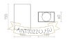 CAPRI RC fali lámpa  csiszolt bronz 230V LED GU10 2x9W