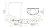 CAPRI R fali lámpa  csiszolt bronz 230V LED GU10 2x9W