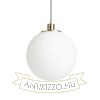 BOULDER 30 függő lámpa opál üveg/szálcsiszolt sárgaréz 230V LED E27 15W