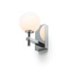 PEGGY fali lámpa króm/opál üveg 230V LED G9 6W IP44