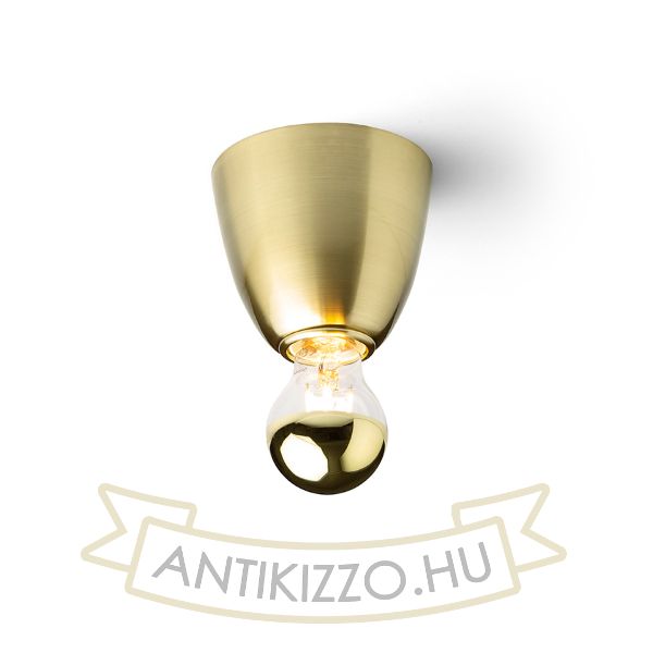 REACH mennyezeti lámpa szálcsiszolt sárgaréz 230V LED E27 11W