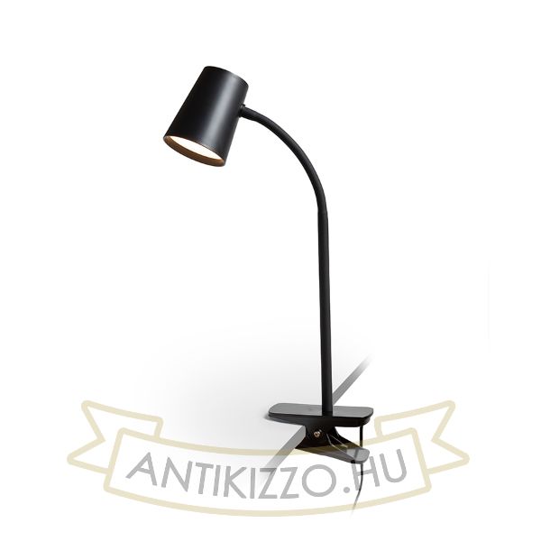VERINA DIMM csiptetővel fekete  230V LED 4.5W 100°  3000K