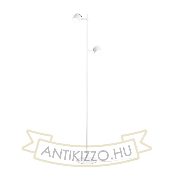 NOVA II állólámpa fehér króm/tej akril 230V LED 2x3.5W 3000K