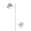NOVA II állólámpa fehér króm/tej akril 230V LED 2x3.5W 3000K