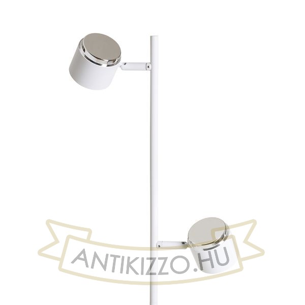 NOVA II állólámpa fehér króm/tej akril 230V LED 2x3.5W 3000K