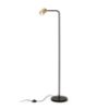 FLYNN I állólámpa  fekete/szálcsiszolt sárgaréz 230V LED GU10 9W