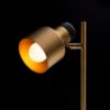 DIVINA asztali lámpa sárgaréz/dekoratív fekete márvány 230V LED E27 5W