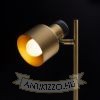 DIVINA asztali lámpa sárgaréz/dekoratív fekete márvány 230V LED E27 5W